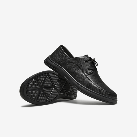 TATA/他她2025秋商场同款纯色舒适百搭休闲皮鞋男新款QGR02CM5