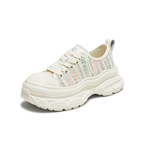 TATA/他她2025春时尚休闲厚底女板鞋新款CN901AM5