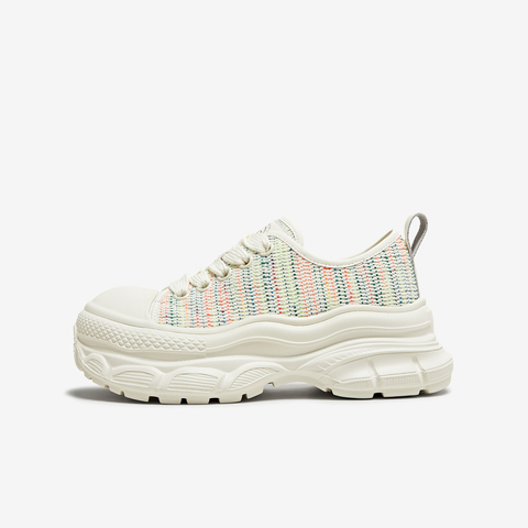 TATA/他她2025春时尚休闲厚底女板鞋新款CN901AM5