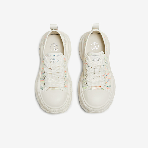 TATA/他她2025春时尚休闲厚底女板鞋新款CN901AM5