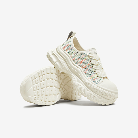 TATA/他她2025春时尚休闲厚底女板鞋新款CN901AM5