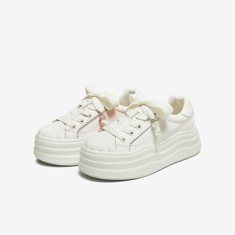 TATA/他她2025秋商场同款时尚休闲板鞋女新款CT907CM5