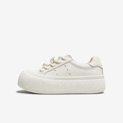 TATA/他她2025秋商场同款时尚休闲厚底女板鞋新款CT702CM5