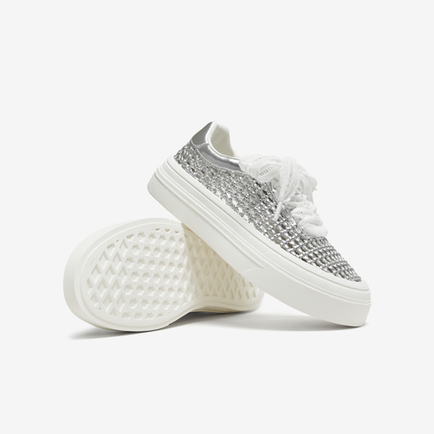 TATA/他她2025夏商场同款时尚休闲女板鞋新款CWU01BM5