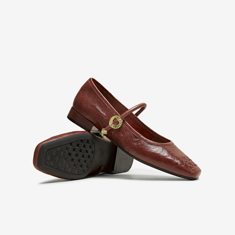 TATA/他她2025秋商场同款时尚女气质玛丽珍鞋新款USL01CQ5