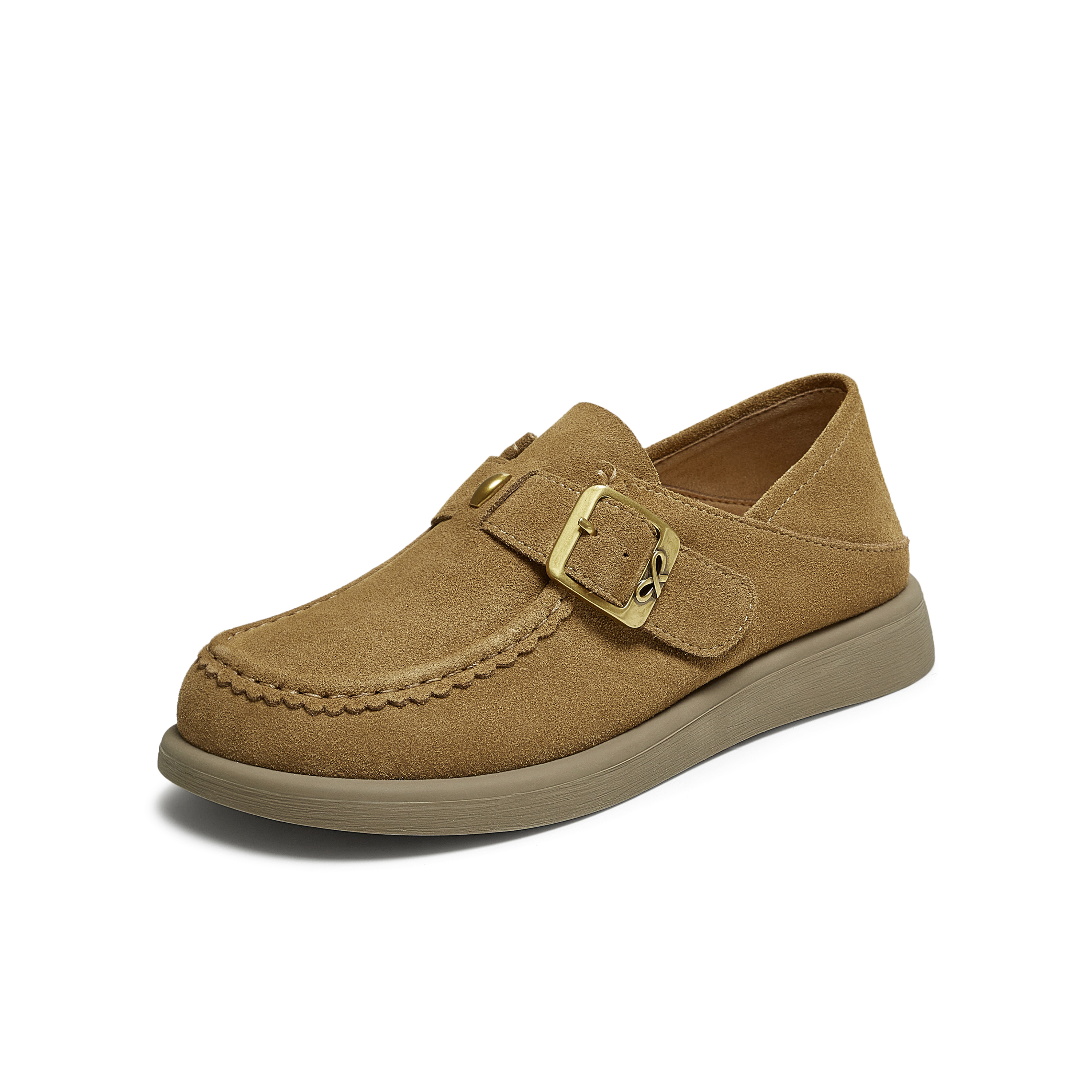 TATA/他她2025秋商场同款百搭复古女勃肯鞋新款CL201CA5