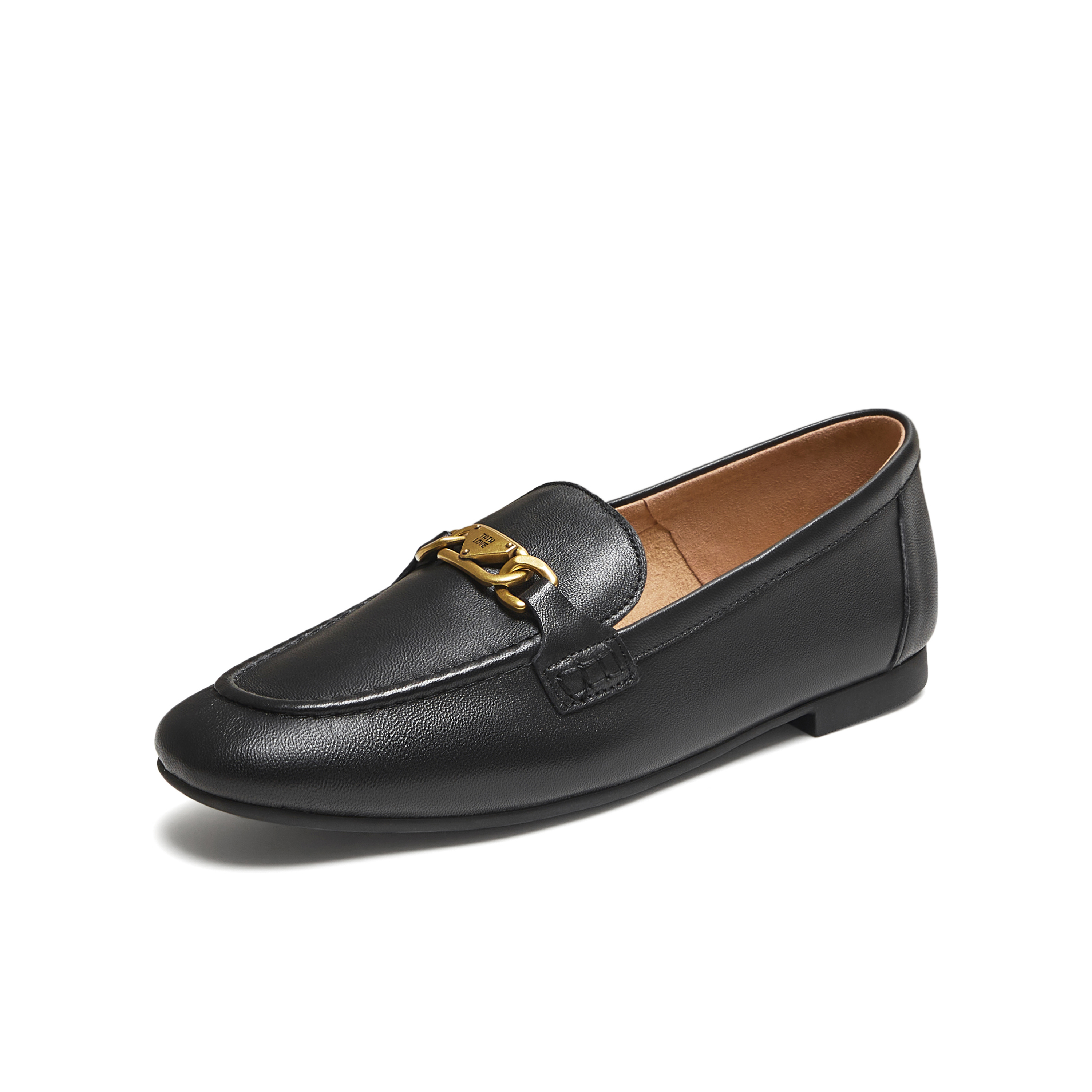 TATA/他她2025秋商场同款时尚休闲女乐福鞋新款7QCC1CA5