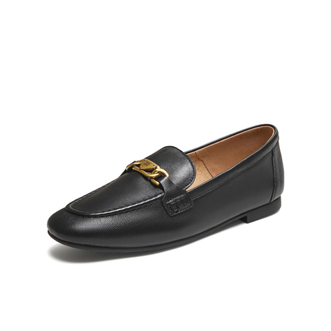 TATA/他她2025秋商场同款时尚休闲女乐福鞋新款7QCC1CA5