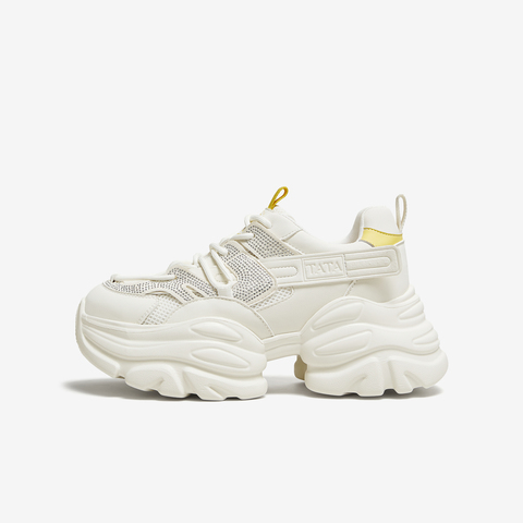 TATA/他她2025秋商场同款时尚休闲百搭女老爹鞋新款CY207CM5