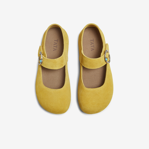 TATA/他她2025秋商场同款时尚百搭女勃肯鞋新款CF701CQ5