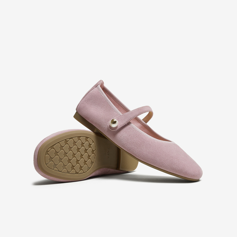 TATA/他她2025秋浅口女时尚休闲玛丽珍鞋新款YTK01CQ5