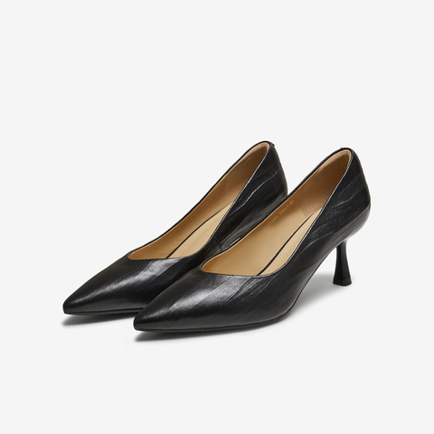 TATA/他她2025秋商场同款时尚简约气质女单鞋新款UCS03CQ5