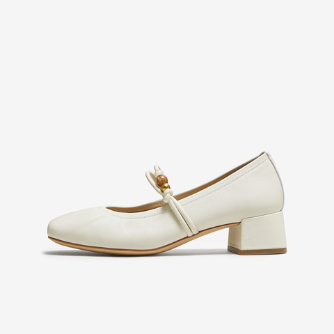 TATA/他她2025秋商场同款浅口女气质玛丽珍鞋新款7ACE4CQ5