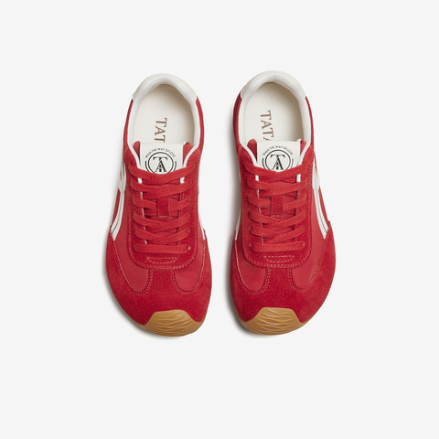 TATA/他她2025秋时尚休闲百搭女阿甘鞋新款EVN01CM5