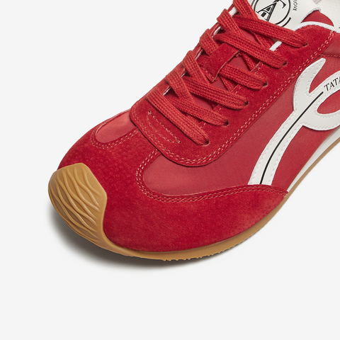 TATA/他她2025秋时尚休闲百搭女阿甘鞋新款EVN01CM5