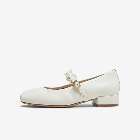 TATA/他她2025秋商场同款时尚百搭女玛丽珍鞋新款7G405CQ5