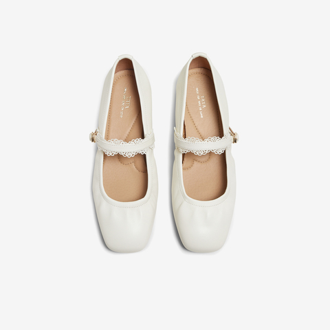 TATA/他她2025秋商场同款时尚百搭女玛丽珍鞋新款7G405CQ5