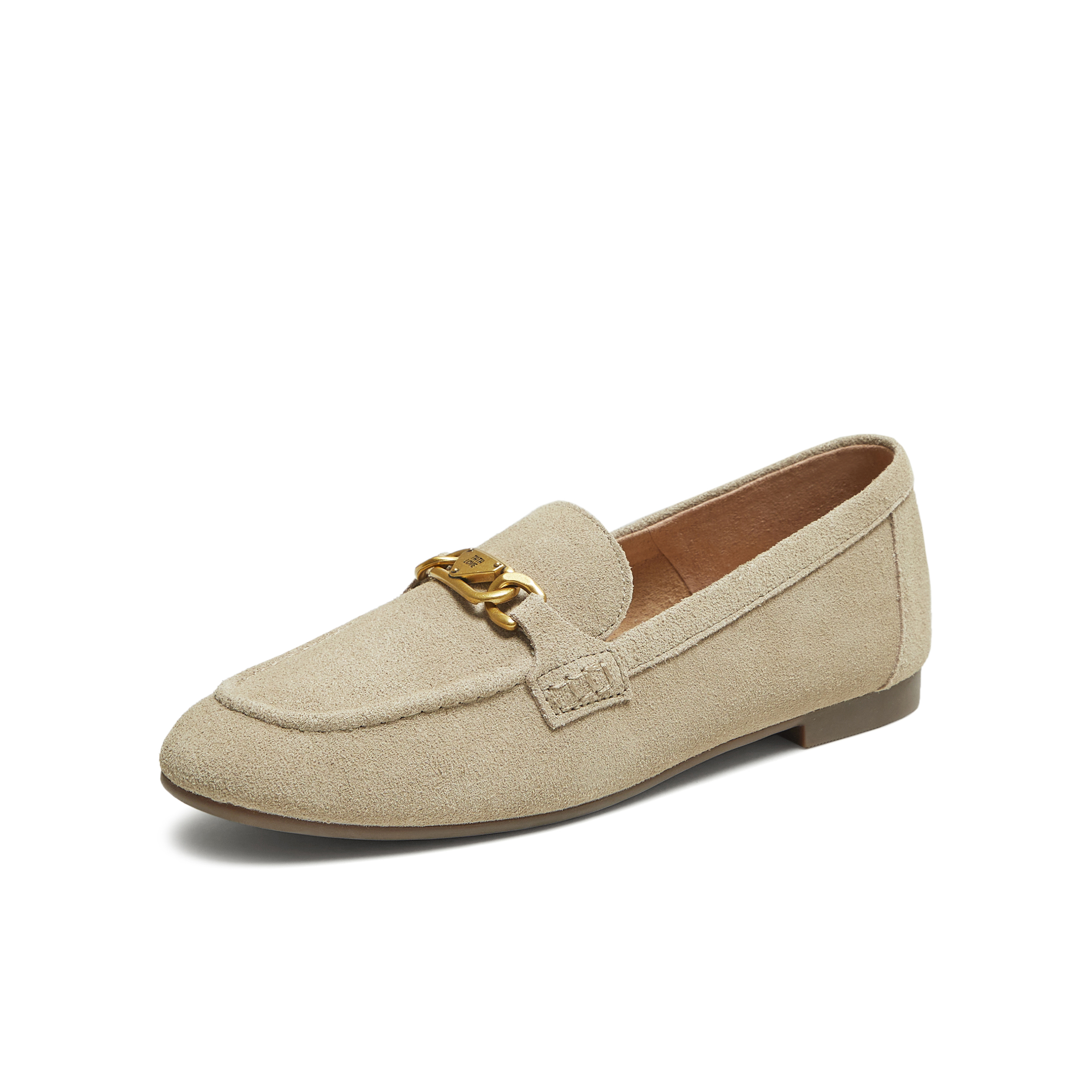 TATA/他她2025秋商场同款时尚休闲女乐福鞋新款7QCC1CA5