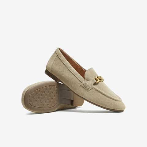 TATA/他她2025秋商场同款时尚休闲女乐福鞋新款7QCC1CA5