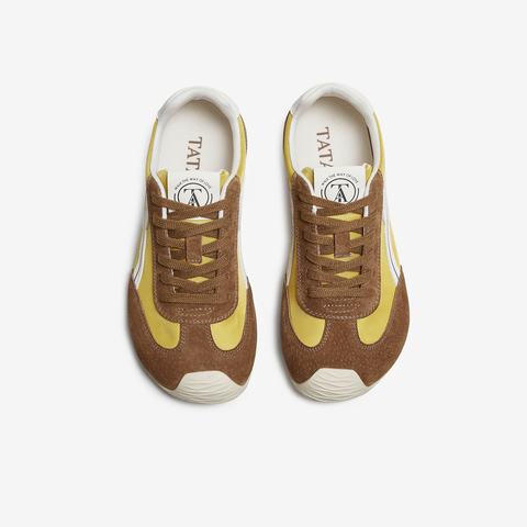 TATA/他她2025秋时尚休闲百搭女阿甘鞋新款EVN01CM5