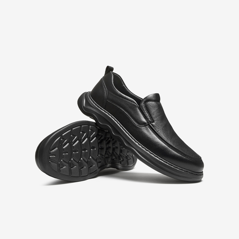 TATA/他她2025秋商场同款纯色舒适百搭休闲皮鞋男新款72TA4CM5