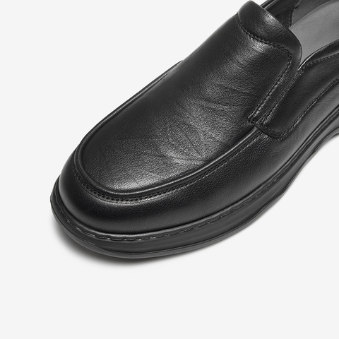 TATA/他她2025秋商场同款纯色舒适百搭休闲皮鞋男新款72TA4CM5