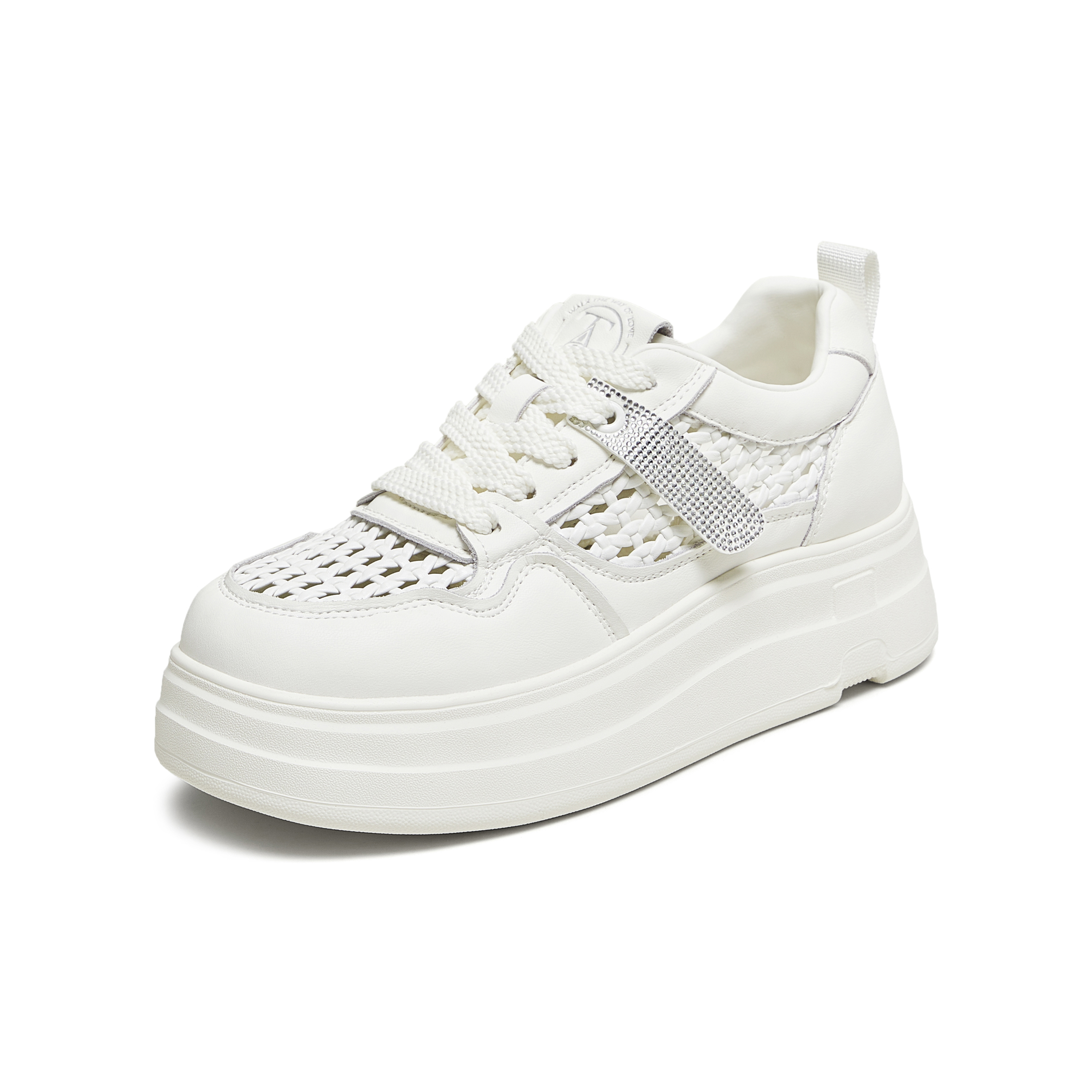 TATA/他她2025夏商场同款时尚休闲女板鞋新款CH901BM5