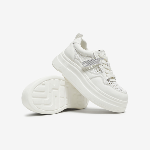 TATA/他她2025夏商场同款时尚休闲女板鞋新款CH901BM5