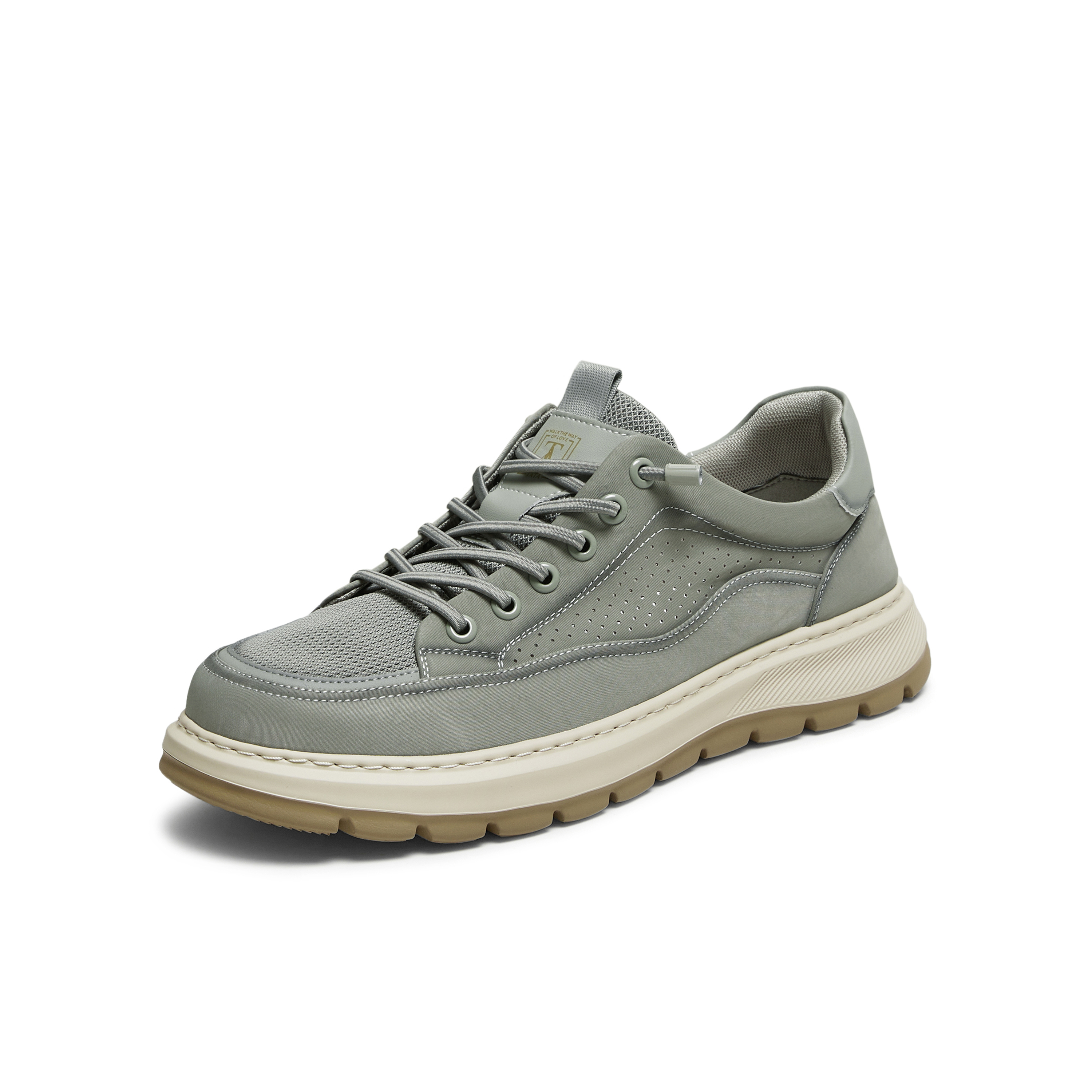 TATA/他她2025夏商场同款舒适百搭休闲男鞋新款OFJ01BM5