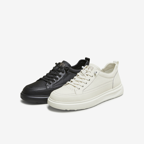 TATA/他她2025秋休闲男士简约百搭板鞋新款VNN01CM5