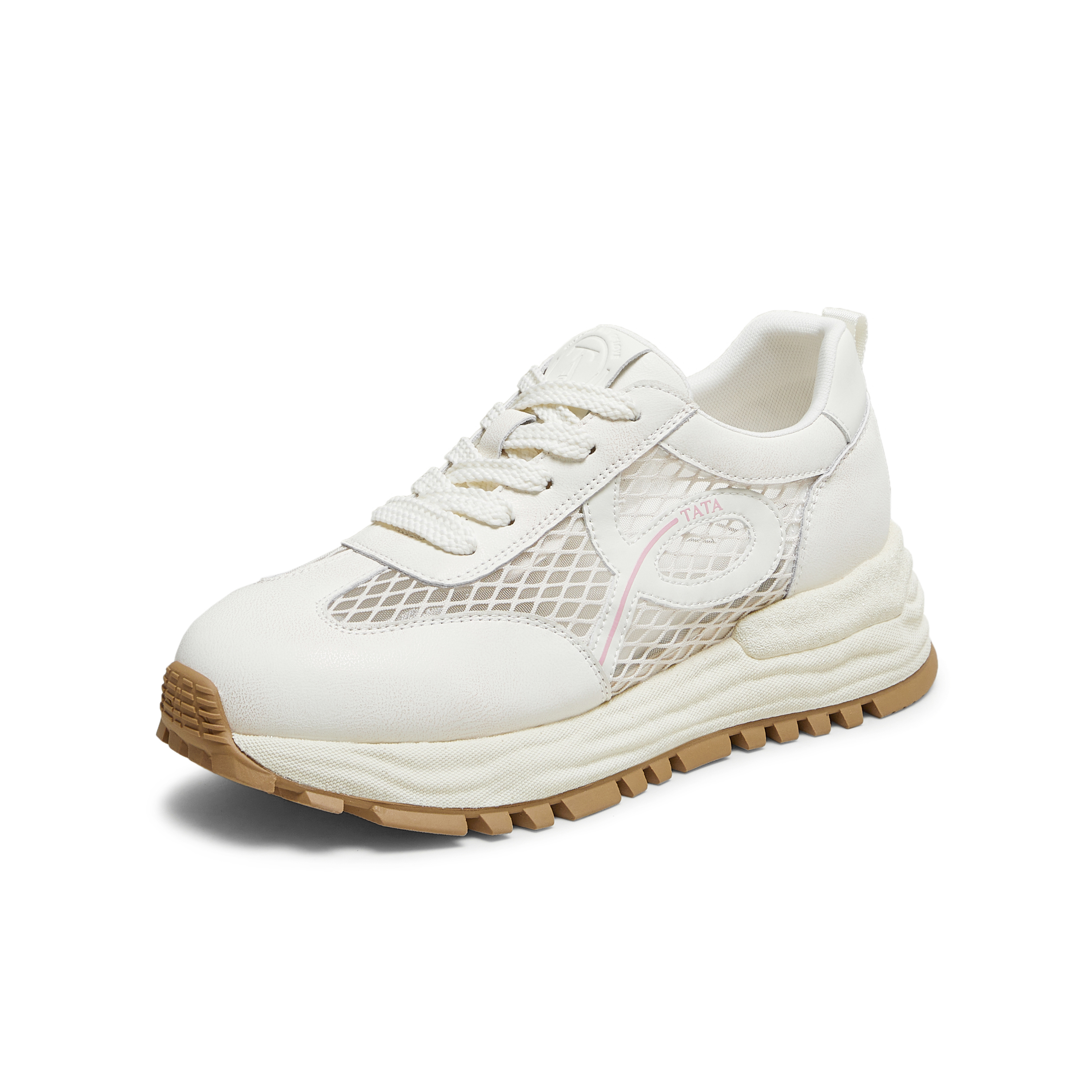 TATA/他她2025夏商场同款时尚阿甘鞋女运动鞋新款WPC13BM5