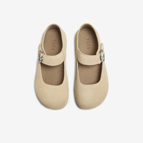 TATA/他她2025秋商场同款时尚百搭女勃肯鞋新款CF701CQ5