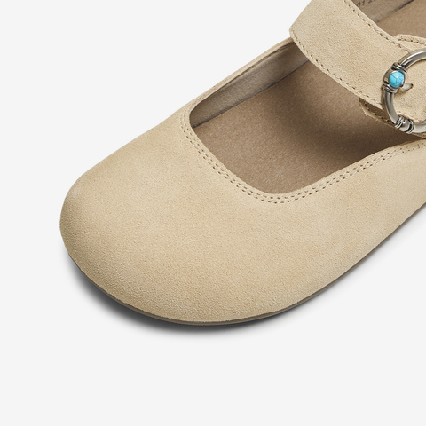 TATA/他她2025秋商场同款时尚百搭女勃肯鞋新款CF701CQ5