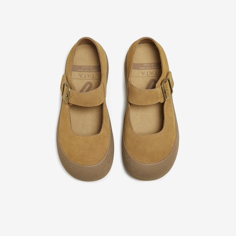 TATA/他她2025秋商场同款时尚百搭女勃肯鞋新款4TR02CQ5