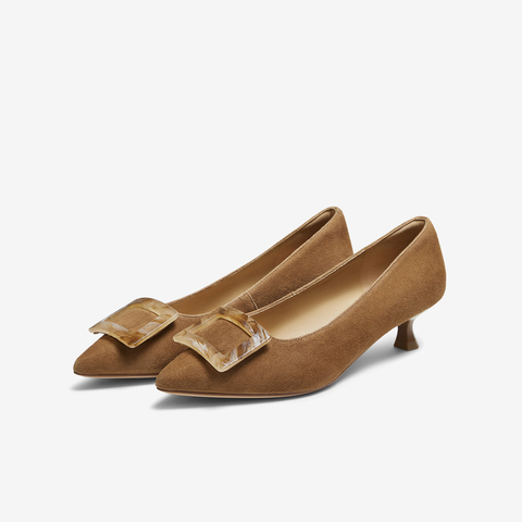 TATA/他她2025秋商场同款浅口女气质单鞋新款UMS04CQ5