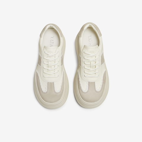 TATA/他她2025秋时尚休闲女德训鞋新款CT908CM5