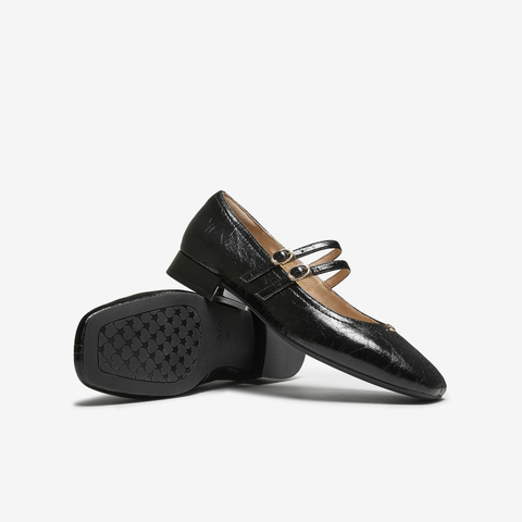 TATA/他她2025秋商场同款时尚气质女玛丽珍鞋新款XTU01CQ5