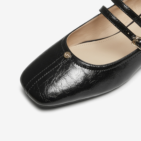 TATA/他她2025秋商场同款时尚气质女玛丽珍鞋新款XTU01CQ5