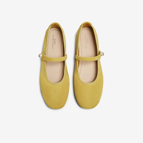 TATA/他她2025秋浅口女时尚休闲玛丽珍鞋新款YTK01CQ5