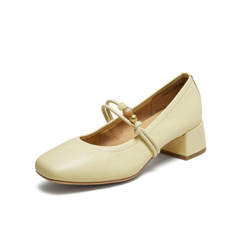 TATA/他她2025秋商场同款浅口女气质玛丽珍鞋新款7ACE4CQ5