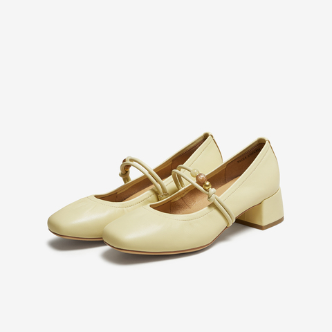 TATA/他她2025秋商场同款浅口女气质玛丽珍鞋新款7ACE4CQ5