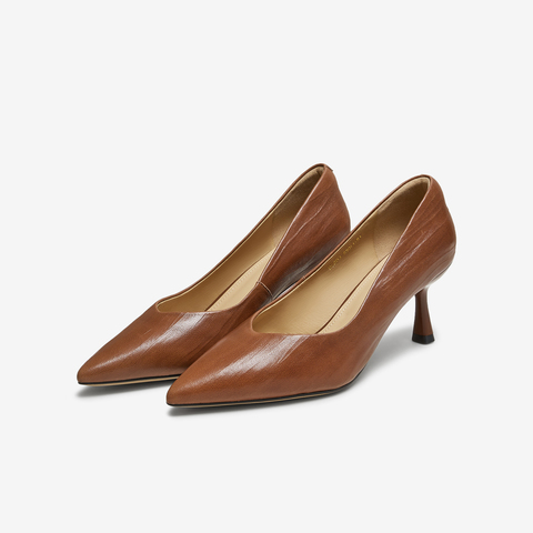 TATA/他她2025秋商场同款时尚简约气质女单鞋新款UCS03CQ5