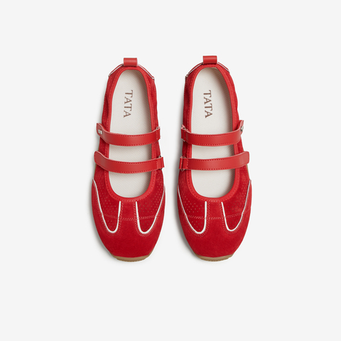 TATA/他她2025秋时尚女休闲玛丽珍鞋新款EUU01CQ5