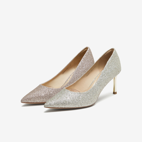 TATA/他她2025秋商场同款时尚简约气质女单鞋新款7DDF4CQ5