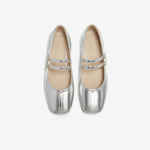 TATA/他她2025秋商场同款时尚气质女玛丽珍鞋新款XTU01CQ5