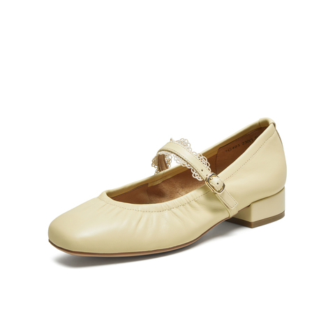 TATA/他她2025秋商场同款时尚百搭女玛丽珍鞋新款7G405CQ5