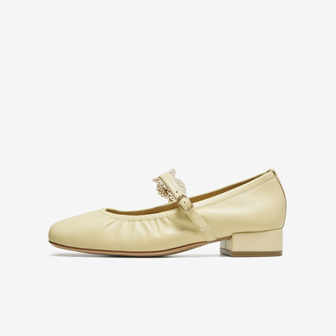 TATA/他她2025秋商场同款时尚百搭女玛丽珍鞋新款7G405CQ5