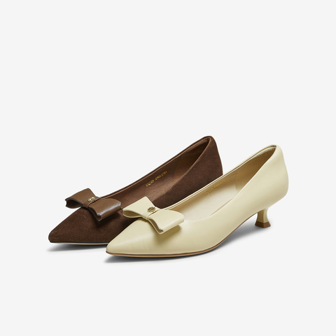 TATA/他她2025秋商场同款时尚简约气质女单鞋新款UMS05CQ5