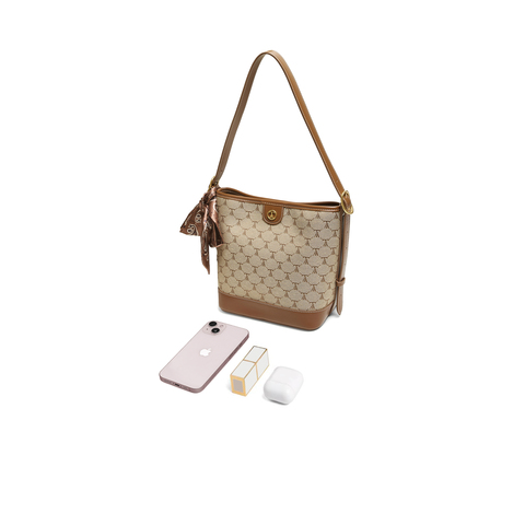 TATA/他她2025秋商场同款时尚百搭水桶包新款X3479CX5