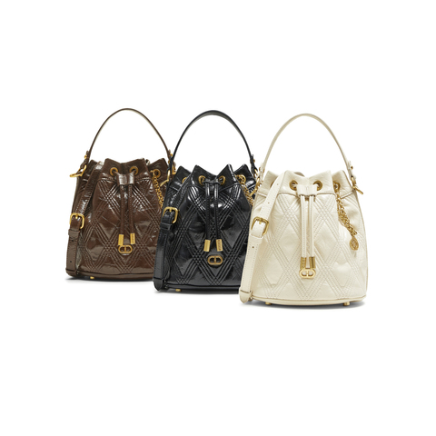 TATA/他她2025秋商场同款时尚百搭编织水桶包新款X3498CX5